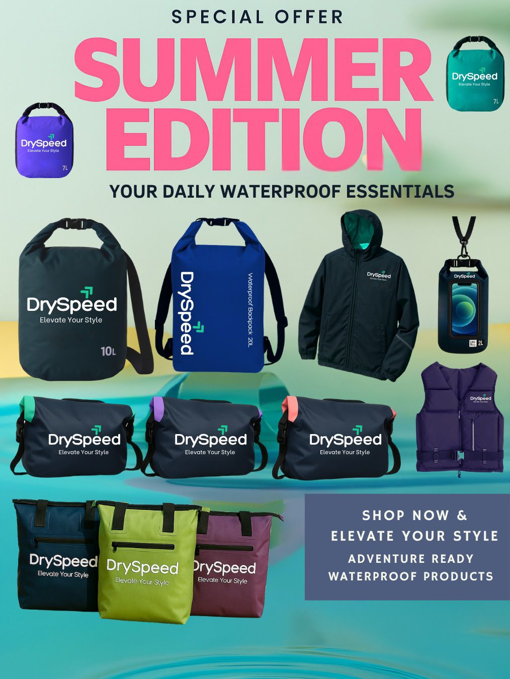 DrySpeed Waterproof Products